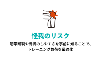 怪我のリスク